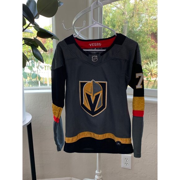 Adidas Vegas Golden Knights Reaves 75 NHL Climalite Jersey Womens Small EUC 7355 - Picture 8 of 8